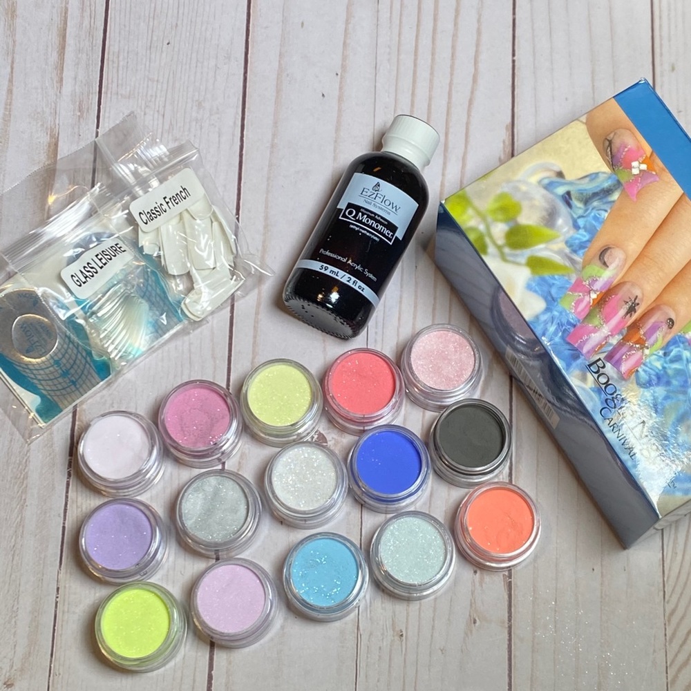 Acrylic nail power and monomer